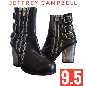 Jeffrey Campbell "Lowrey" size 9.5 combat high heel boot